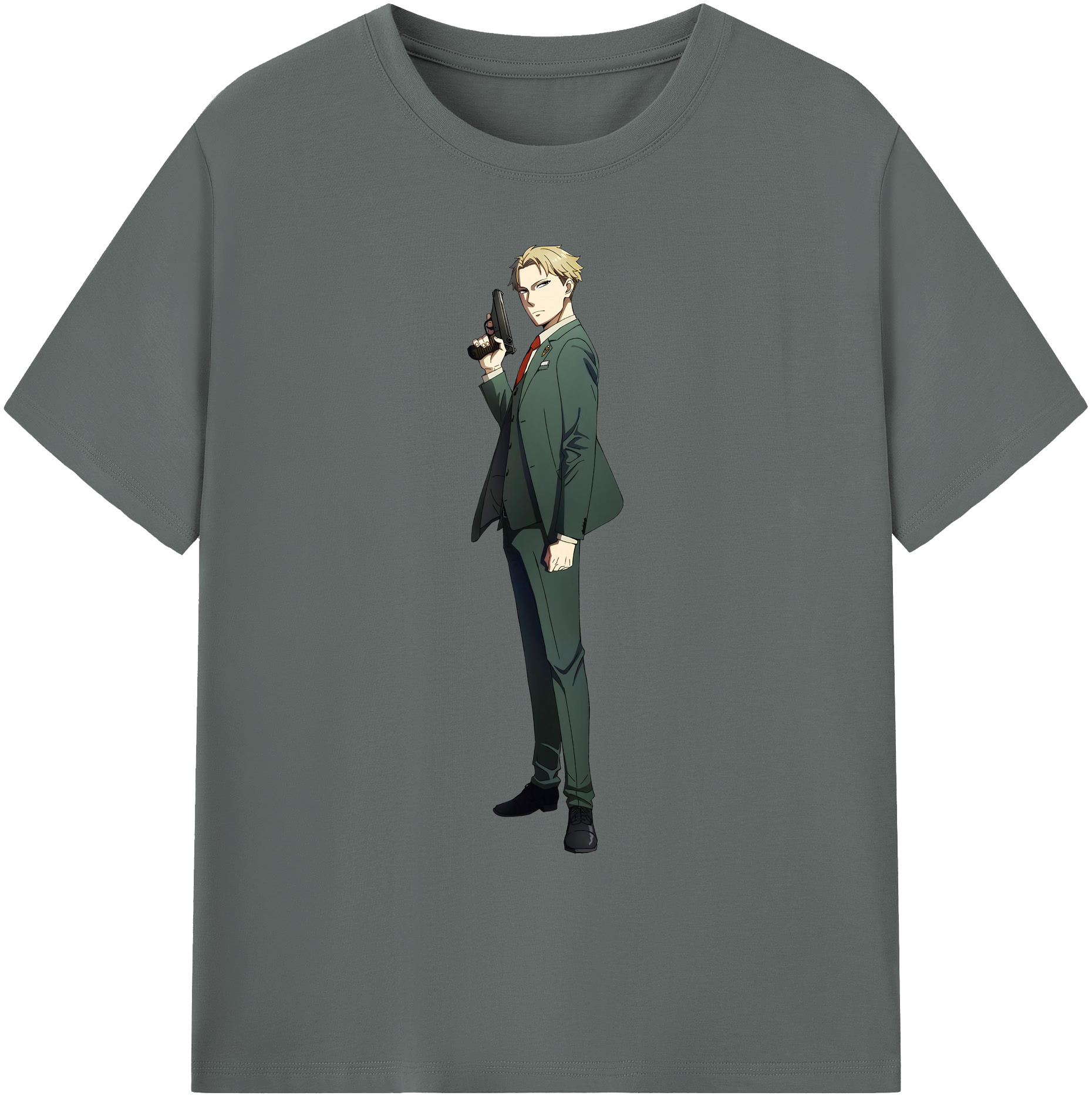 （画像用） SPY×FAMILY间谍家家酒 綿100％ メンズ半袖Tシャツ｜肌触りやわらか＆通気性